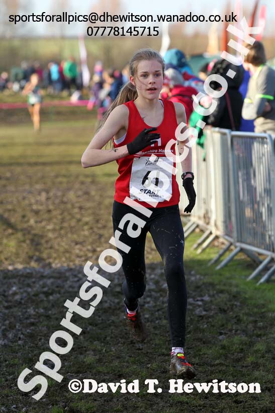 Girls under-15s Northern Cross Country  Championships, Pontefract. Photo: David T. Hewitson/Sports for All Pics